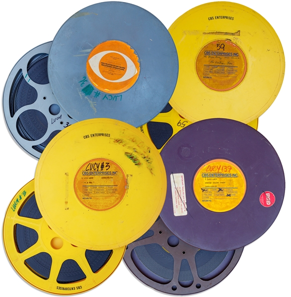 Four Original 16mm Film Reels of I Love Lucy Including Be a Pal, the 3rd Episode of Season One